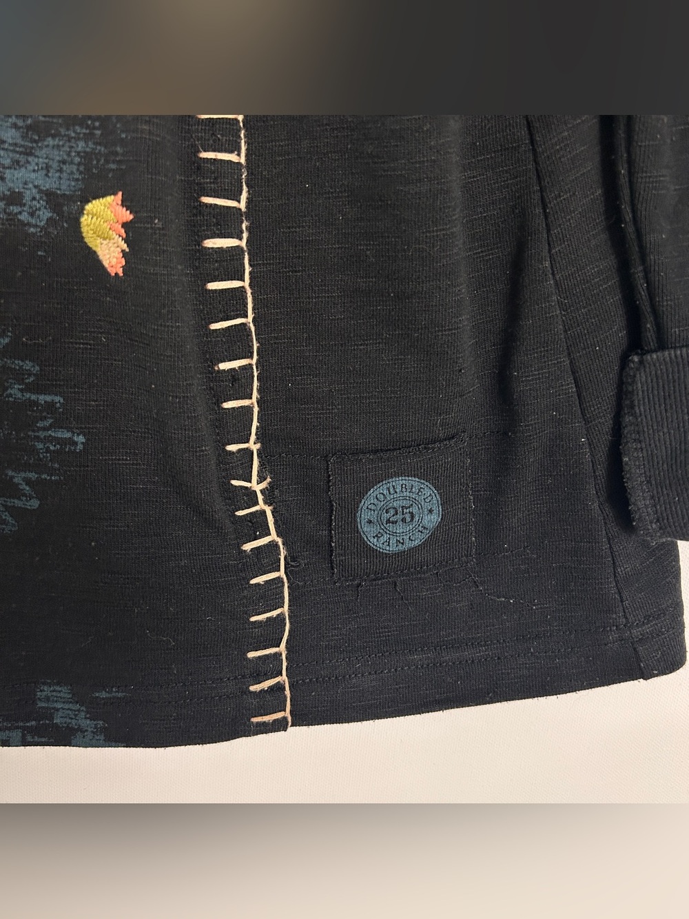 Double D Ranch Embroidered Floral Sweatshirt Untamed Territory Black Size Small - Picture 11 of 14